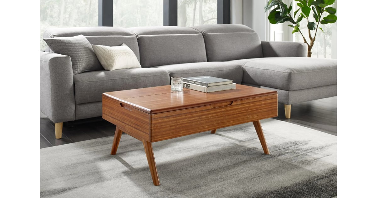 Solid wood new arrivals lift coffee table