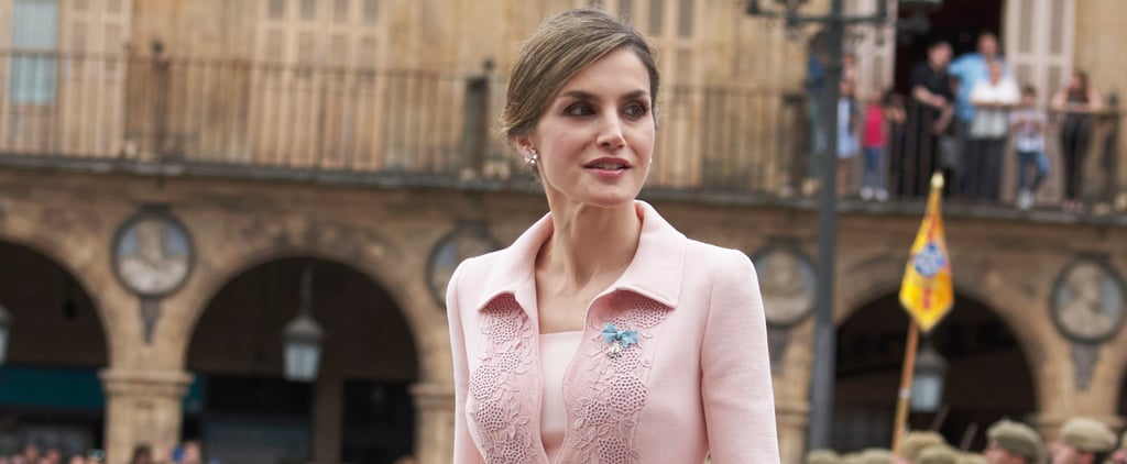 Queen Letizia's Pink Coat June 2016