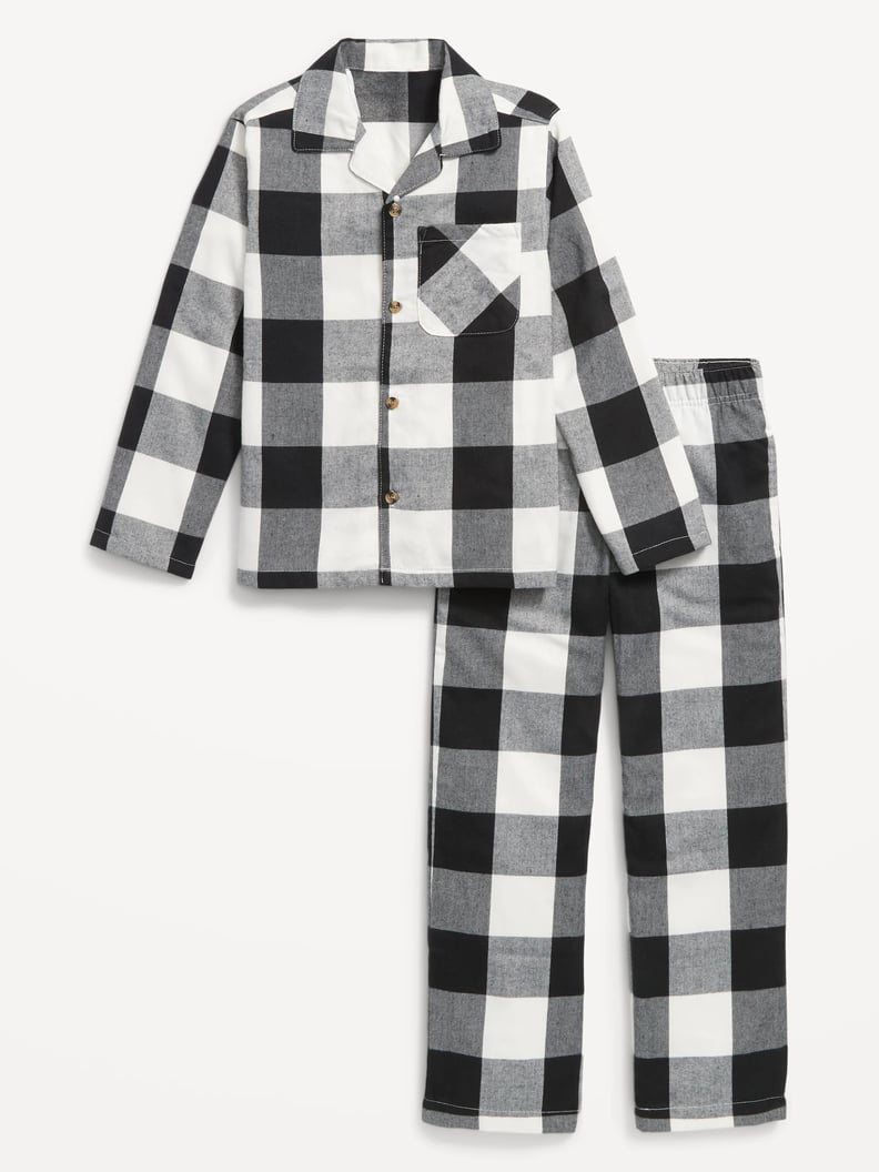 Kids' Apparel and Activewear: Old Navy Gender-Neutral Matching Flannel Pajama Set