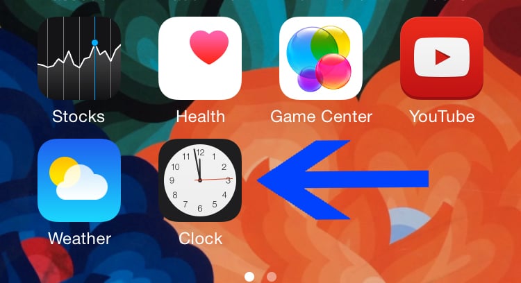 The hands of the clock app icon actually move and tell the right time.