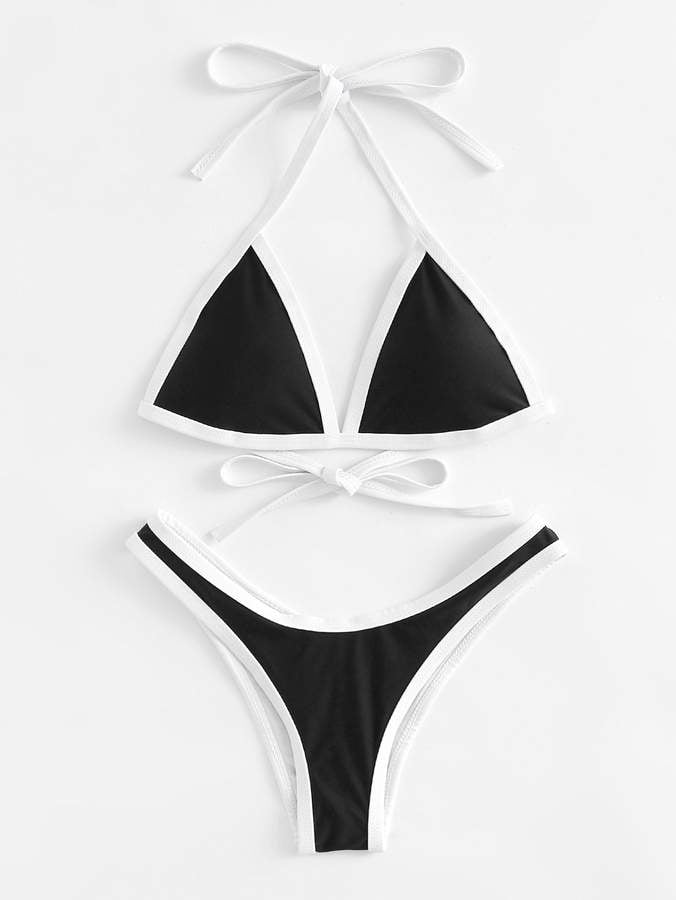 black bikini shein