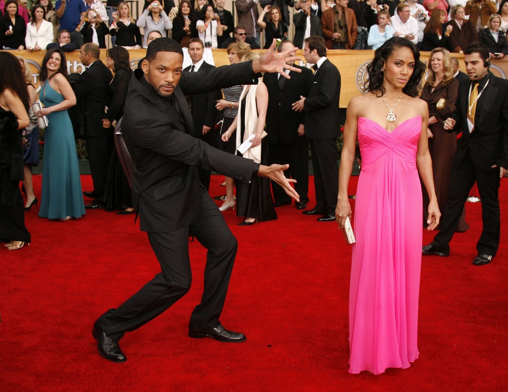 Will Smith Let His Wife Jada Have The Spotlight In 2007 Sag Awards