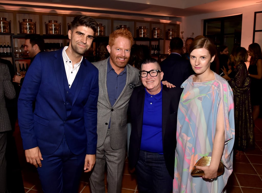 Jesse Tyler Ferguson, Justin Mikita, and Lea DeLaria