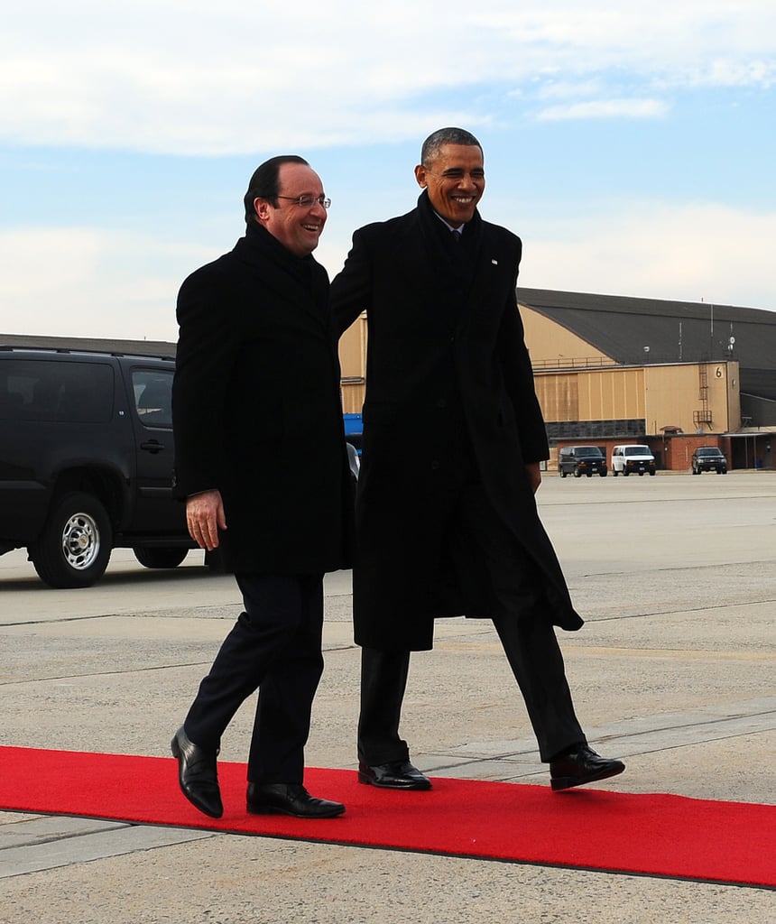 And Obama was his personal escort.