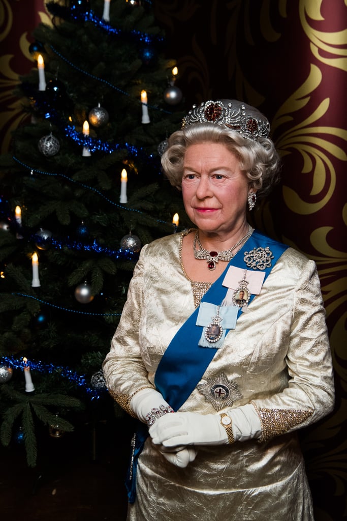 This seems like a good thing to leave you with: the Wax Queen Elizabeth II, who just looks on with sheer disapproval and confusion. Happy holidays, everyone! Good luck!