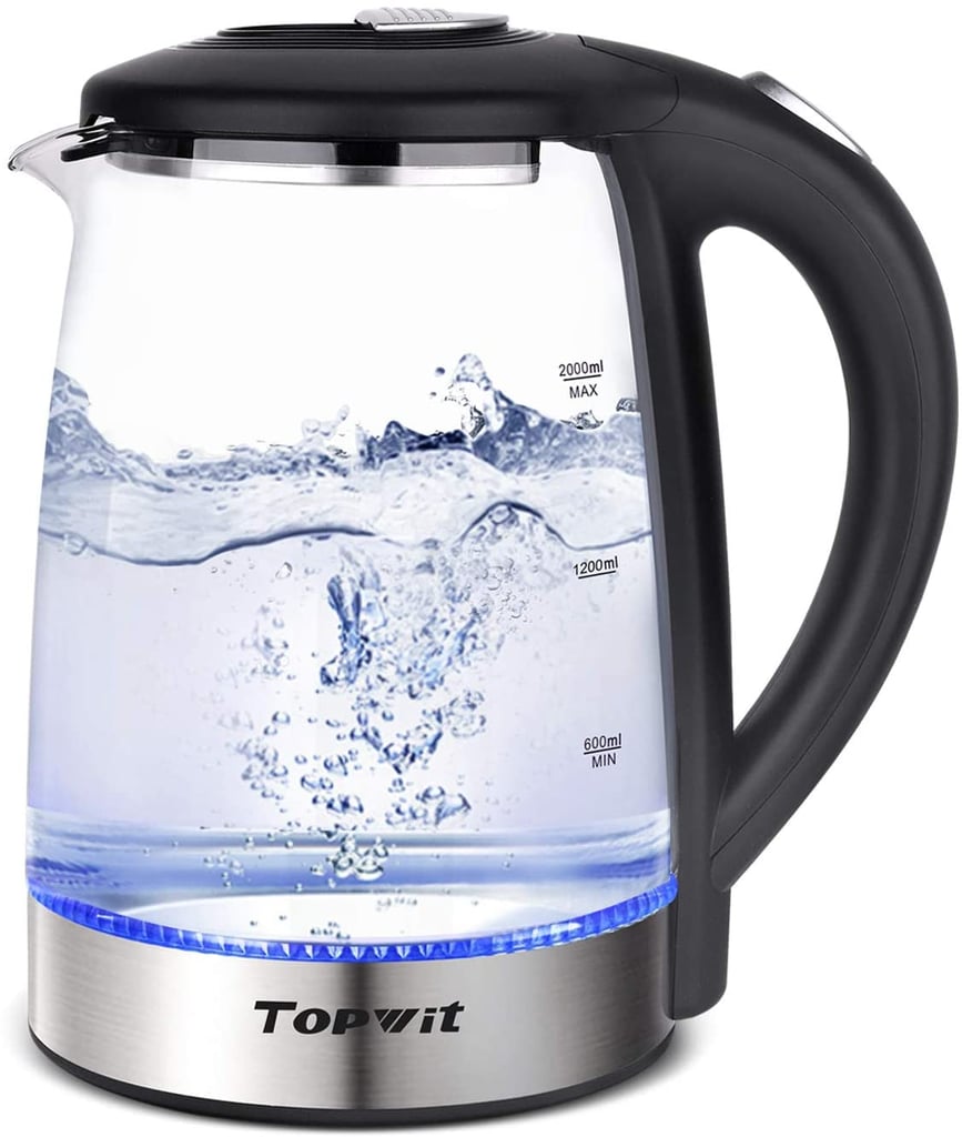 Topwit Electric Kettle Glass Hot Water Kettle