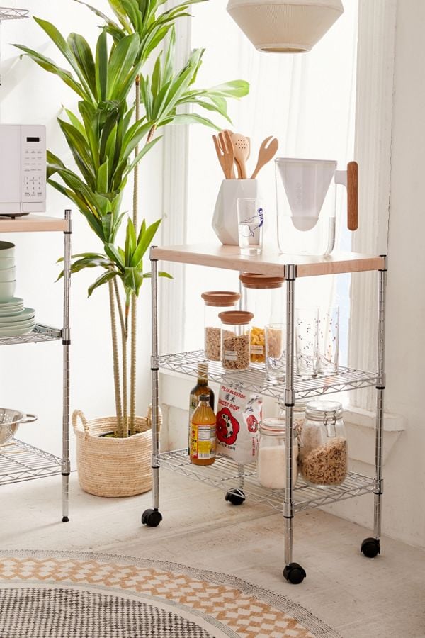 Erin Metal Kitchen Cart