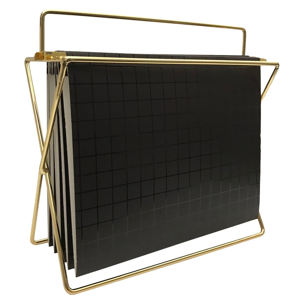 Project 62 Gold Hanging File Folder Ways for Moms to Stay Organized