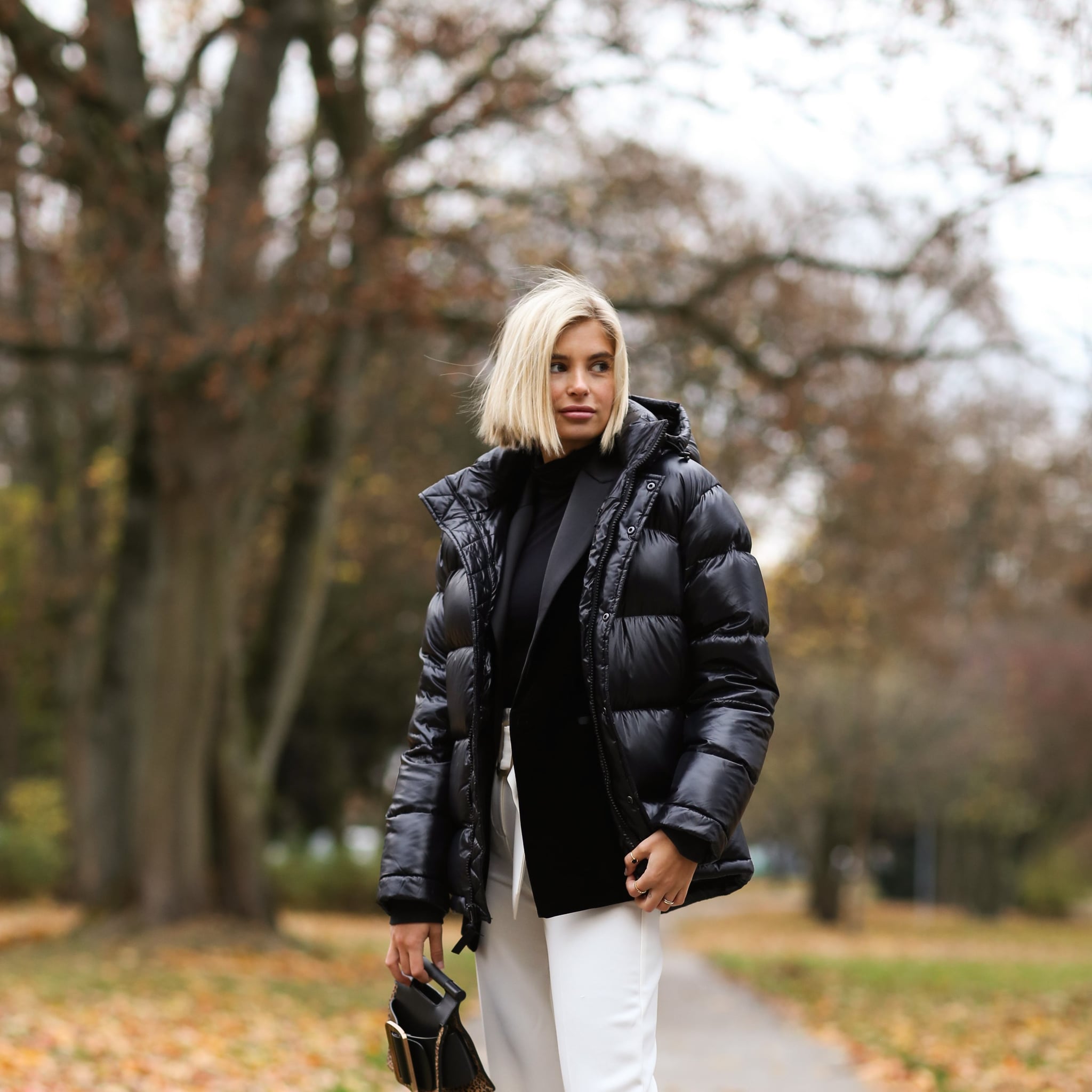 trendy women's puffer coats