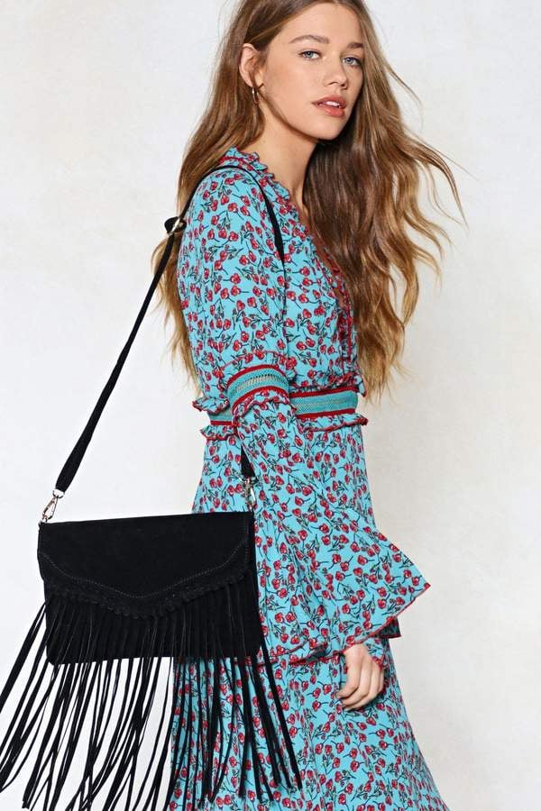 Nasty Gal Want Swing By Sometime Fringe Crossbody Bag