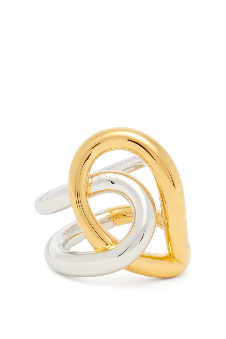 Charlotte Chesnais Blaue 18k Gold-Plated Ring