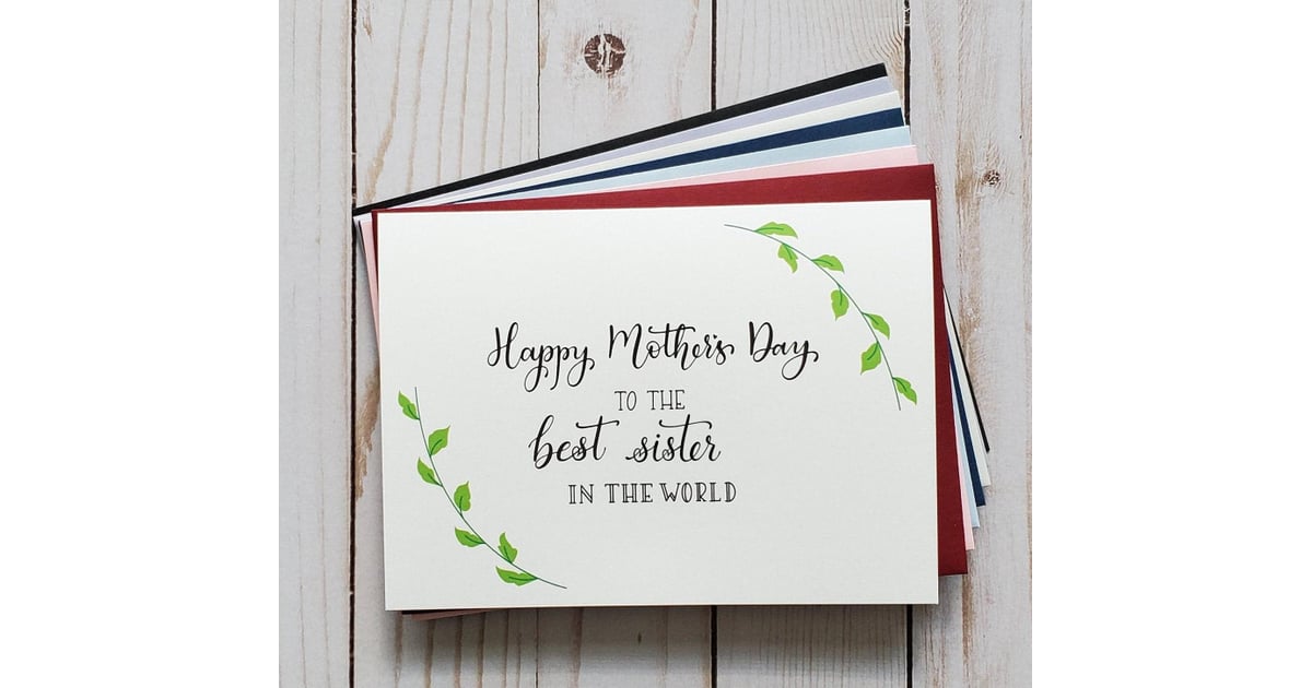 Mother's Day Card For Sister Happy Mother's Day Cards For Your Sister