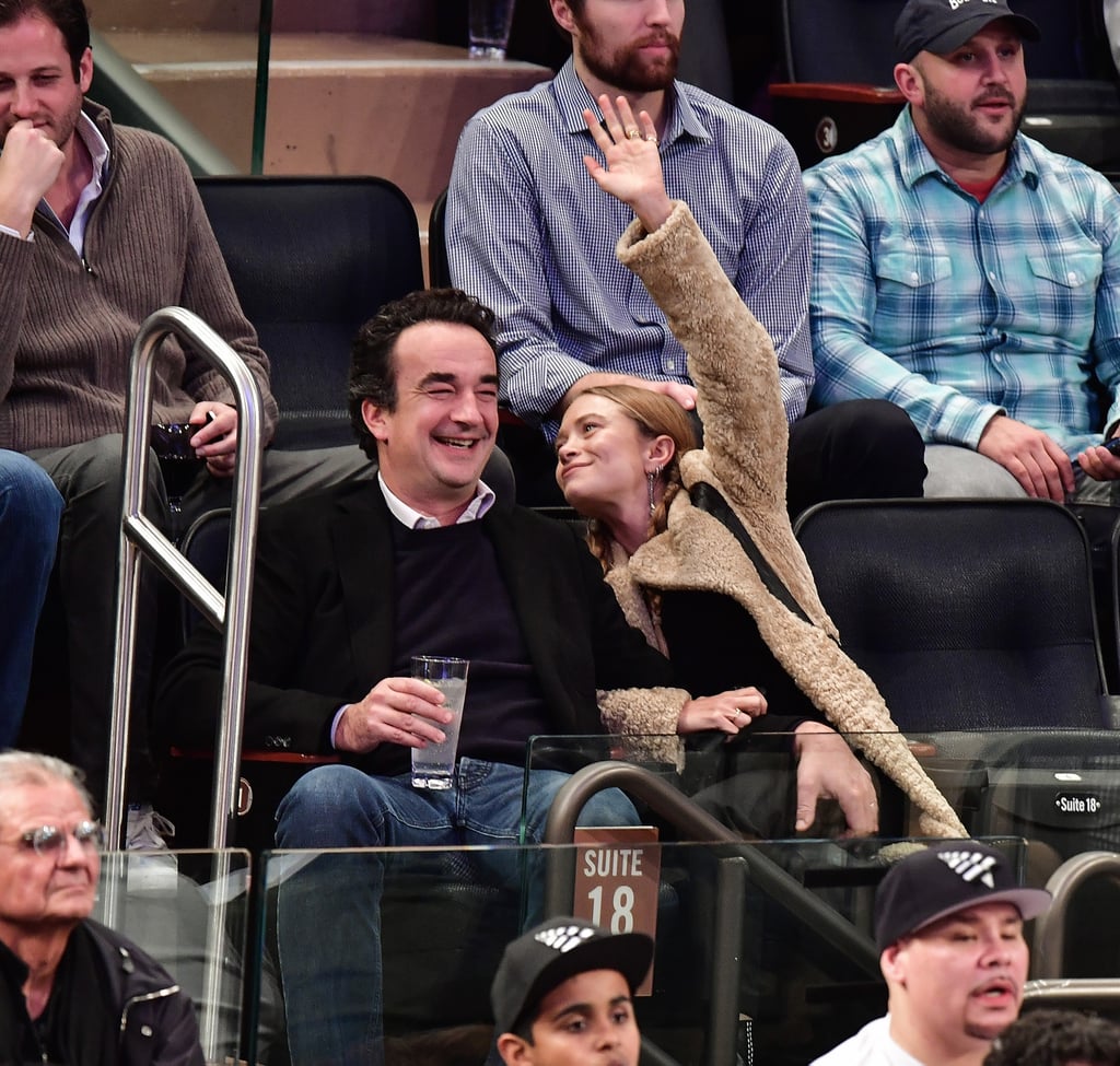 Mary-Kate and Ashley Olsen at Knicks Game November 2016