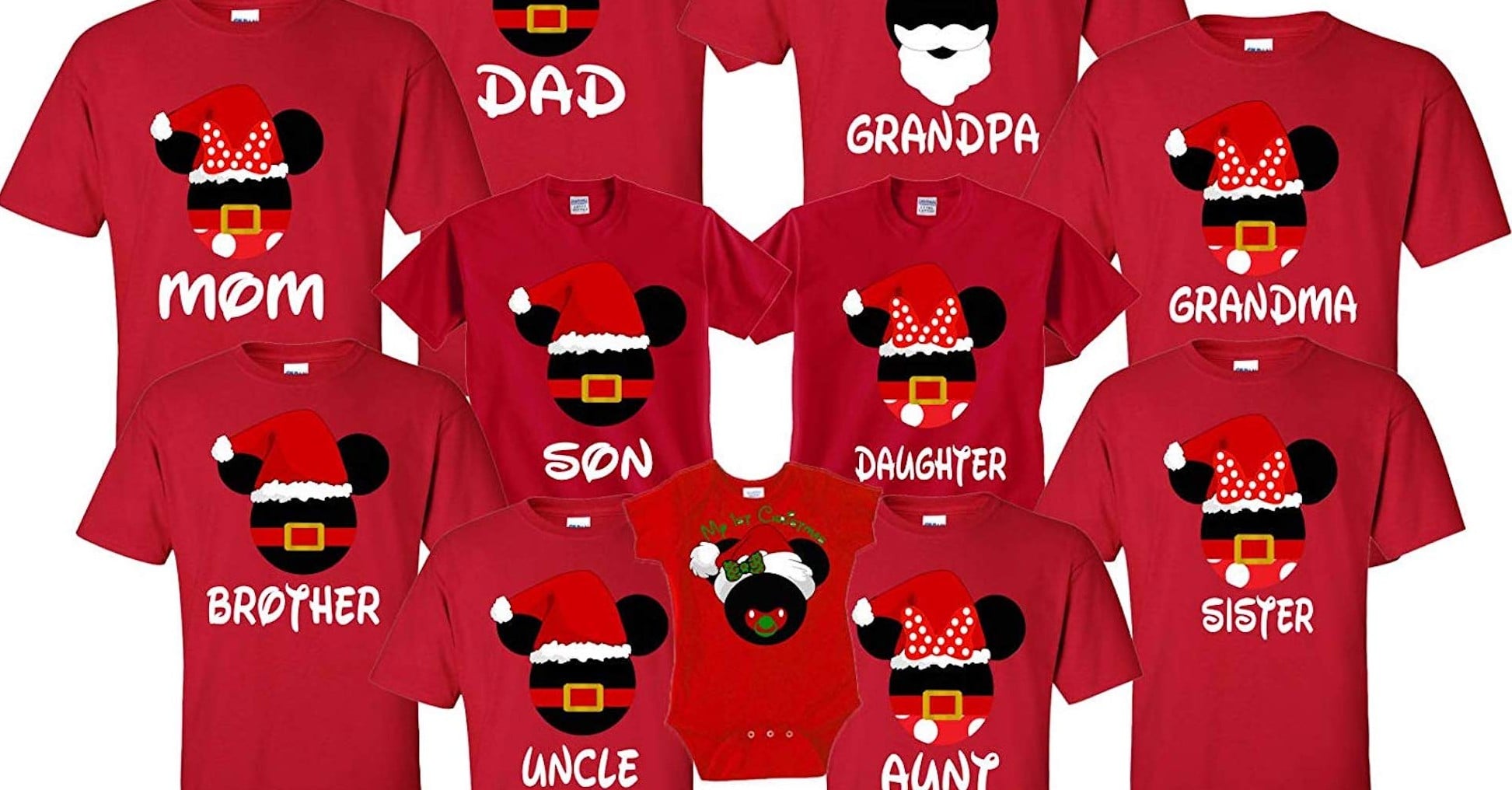 Disney christmas shop shirts 2018
