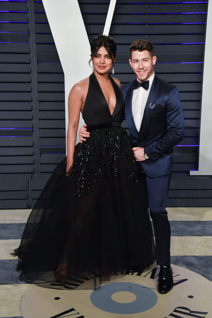 Nick Jonas Priyanka Chopra at Vanity Fair Oscars Party 2019