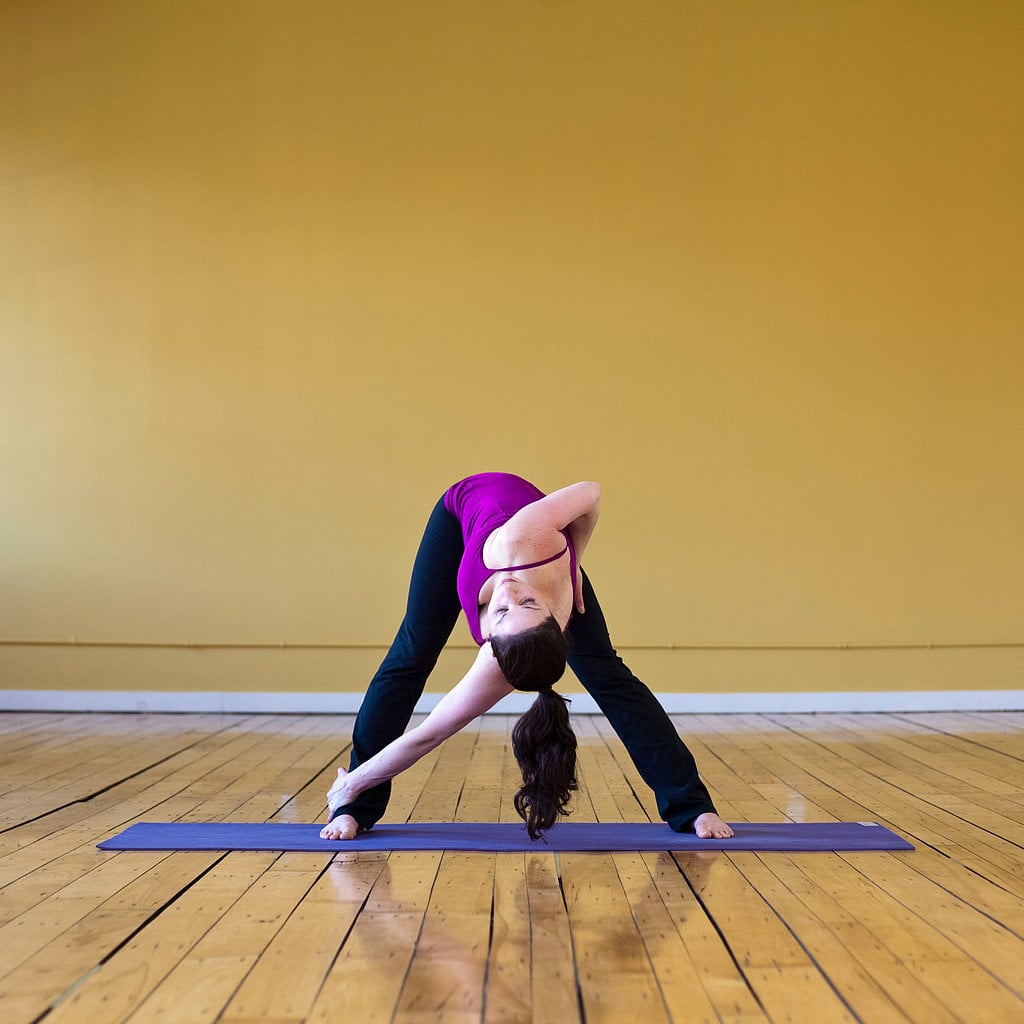 Yoga Pose: Standing Forward Bend Twist