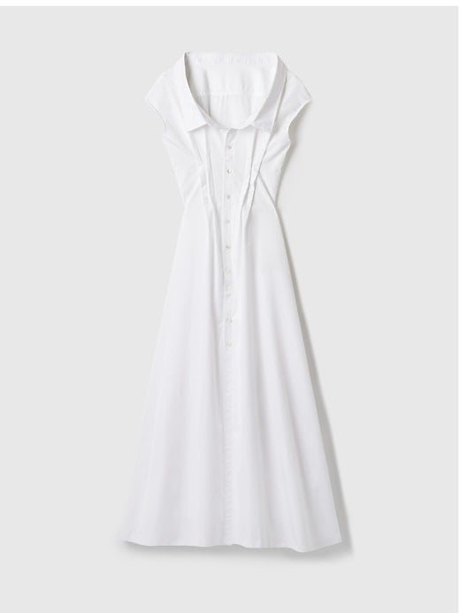 Shop Anne Hathaway's Gap Poplin Shirtdress