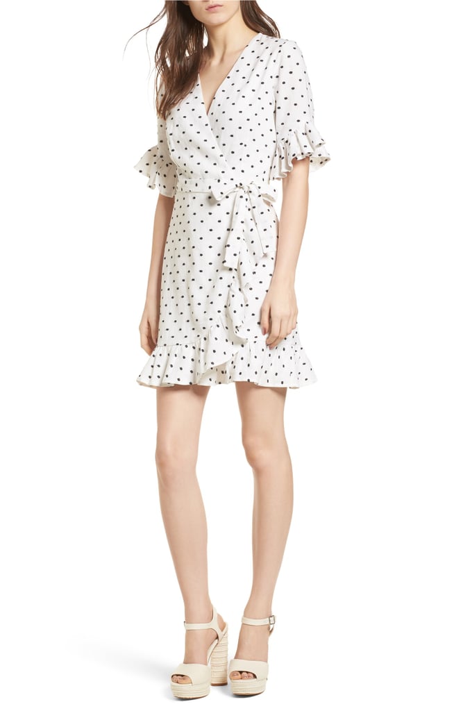 WAYF Ruffle Wrap Dress