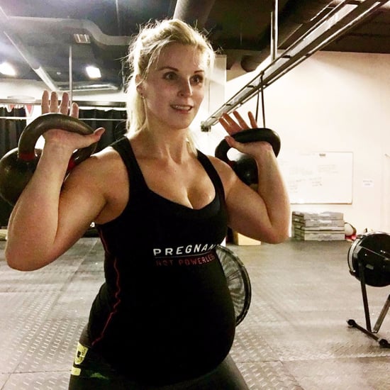 Anna Hulda Olafsdottir Doing CrossFit at 39 Weeks Pregnant