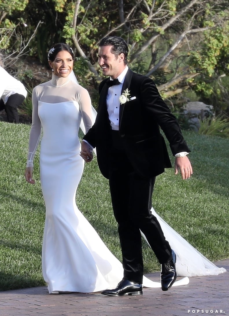 Jenna Johnson's High-Neck Wedding Dress