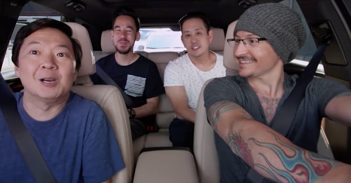 Linkin Park Carpool Karaoke With Chester Bennington | PS Celebrity