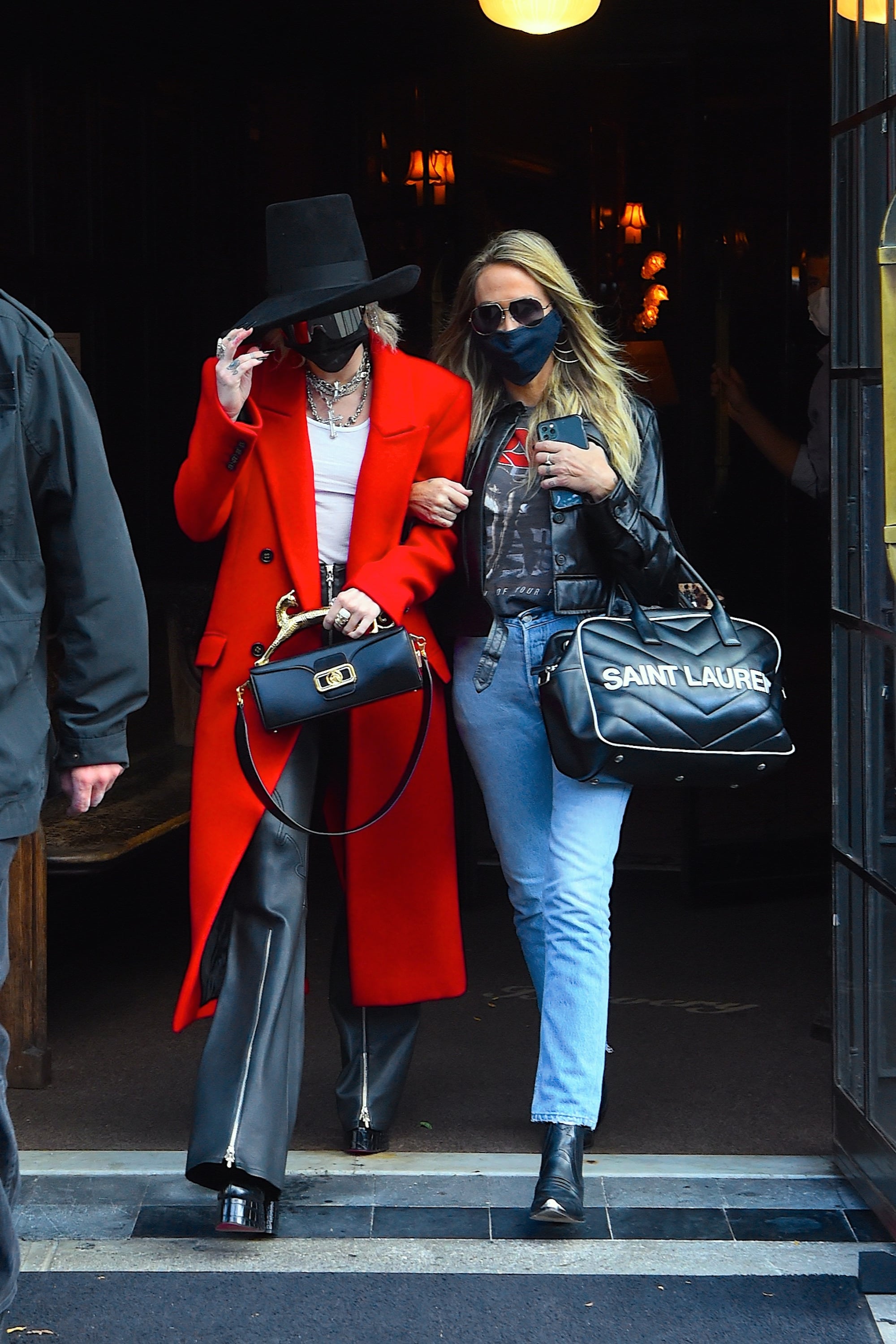Miley Cyrus and Her Mom Tish Wear 