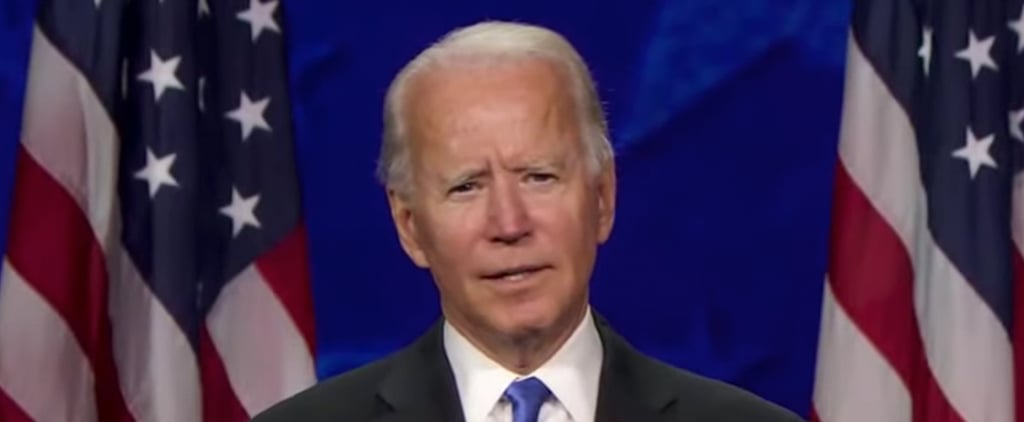 乔•拜登(Joe Biden)在2020年民主党全国代表大会的讲话