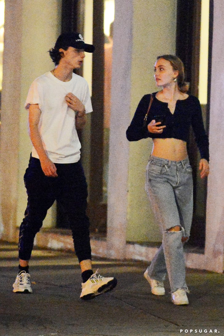 Timothée Chalamet And Lily Rose Depp Out In Nyc Pictures Popsugar Celebrity Photo 5 0358