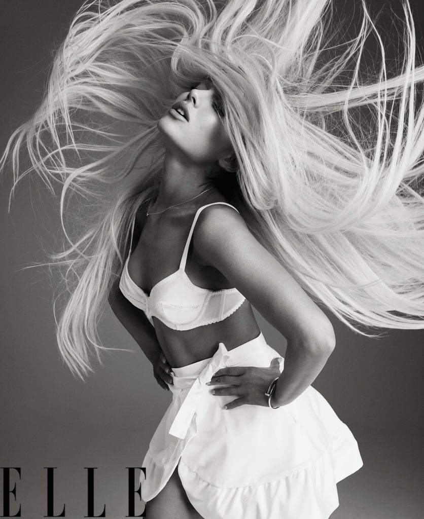 Ariana Grande Elle Cover Long Hair August 2018 Popsugar Beauty Uk