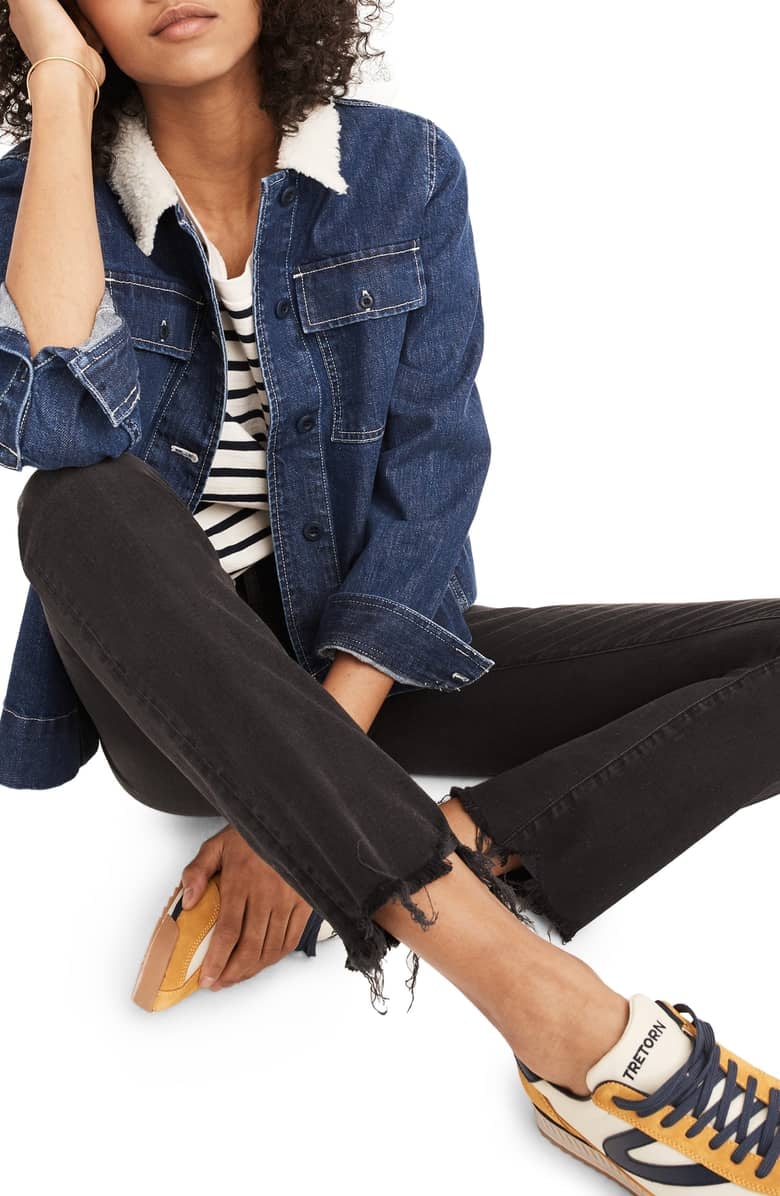 Madewell Cali Chewed Hem Demi Bootcut Jeans