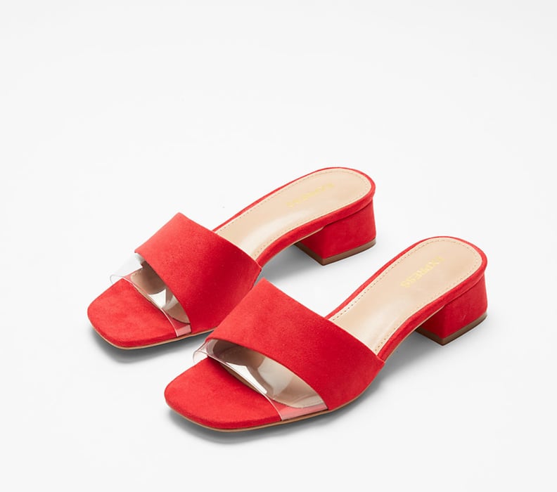 Express Low-Heel Slide Mules