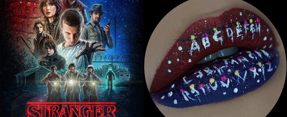 Stranger Things Lip Art