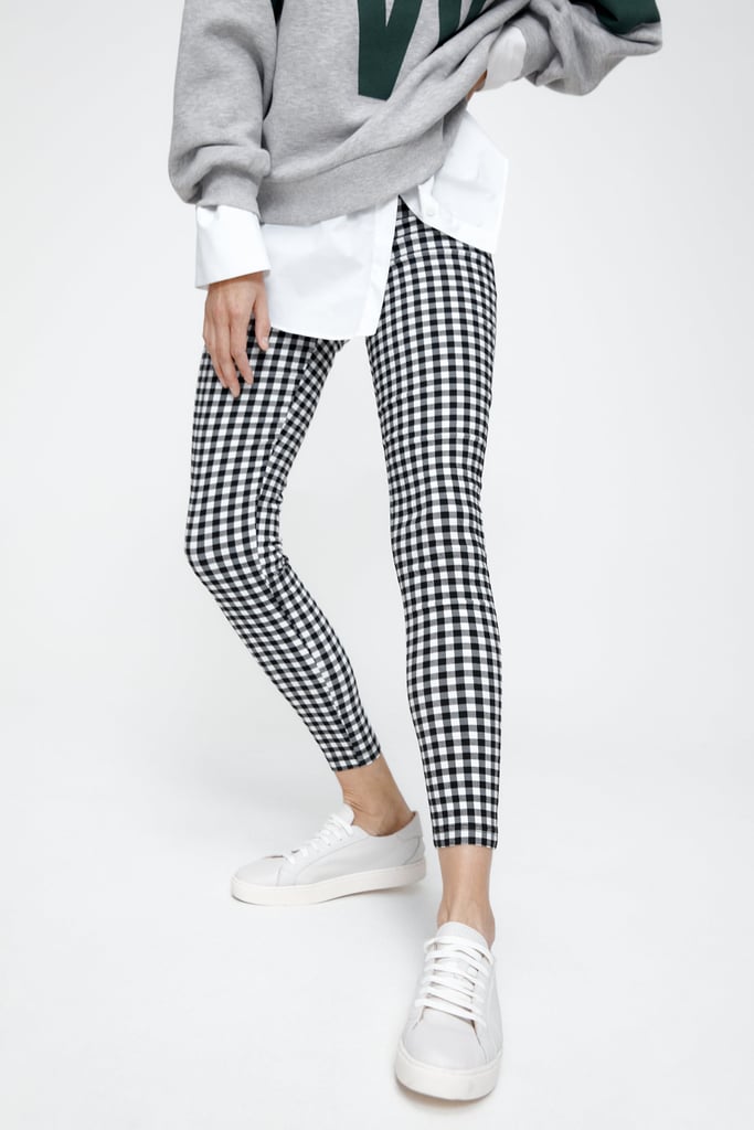 Zara Plaid Leggings ($36)