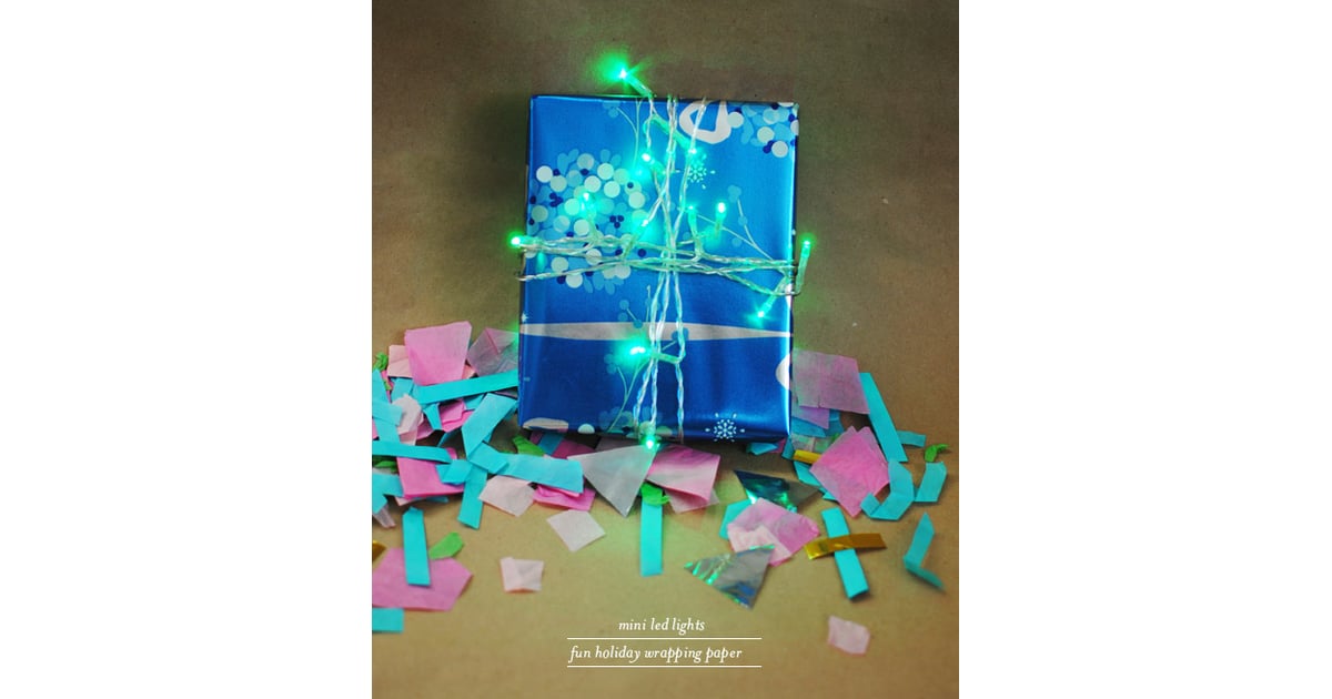 Mini LED Lights Gift Wrap DIY Gift Wrap POPSUGAR Smart Living Photo 20