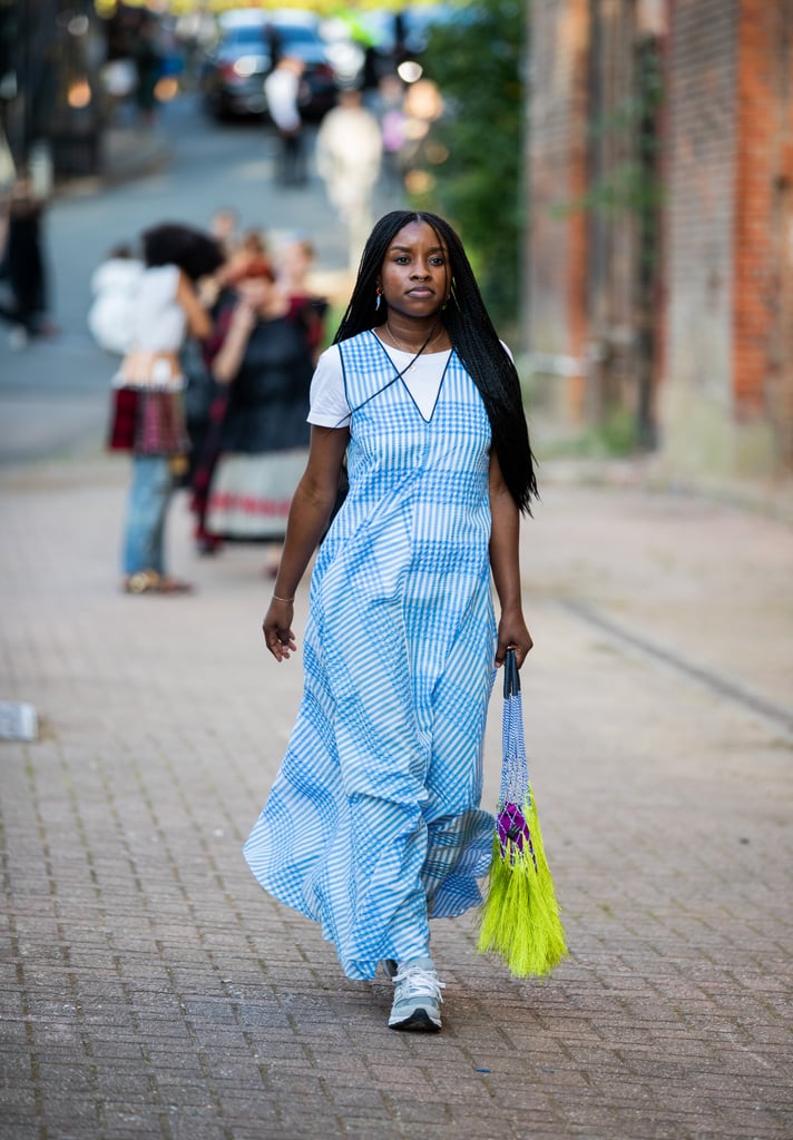 Layer a Dress Over a T-Shirt