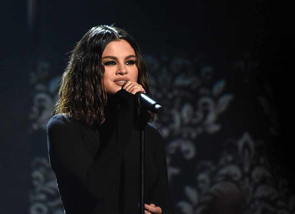 Selena Gomez's Wet and Wavy Lob in November 2019