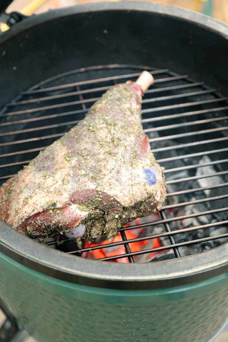 Place the Food on the Grill, Then Close the Dome