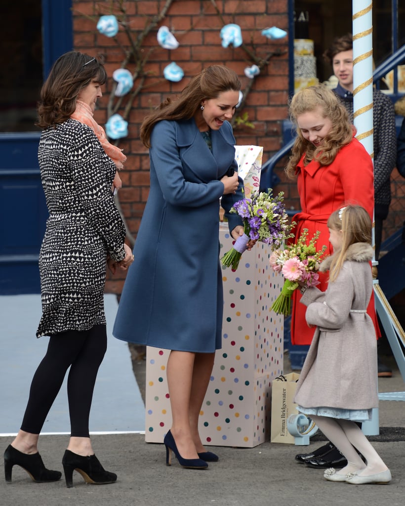 Kate Middleton Visits a Pottery Factory
