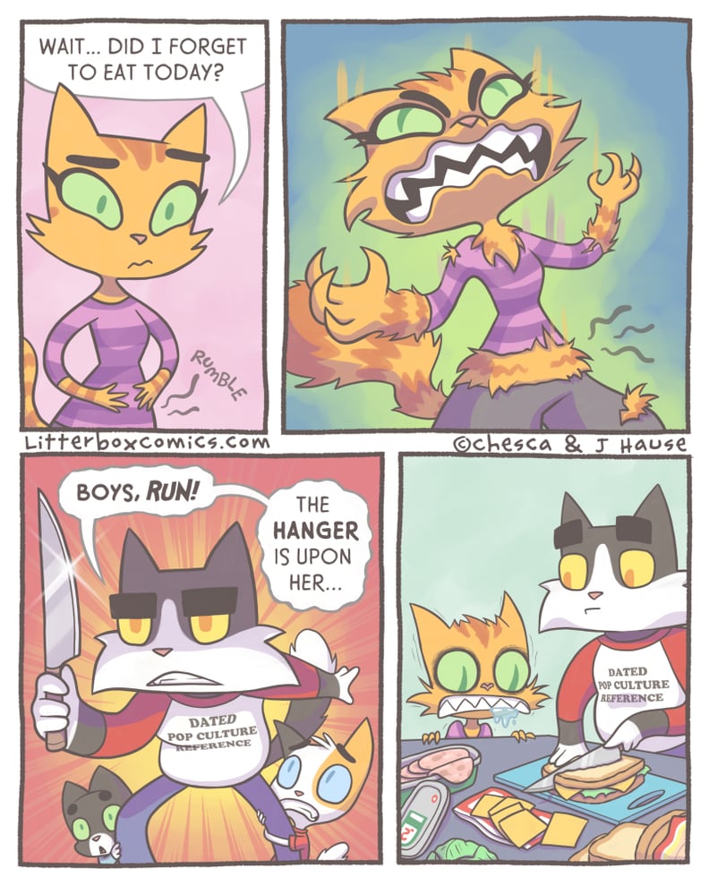Litterbox Comics on Getting Hangry as a Mom