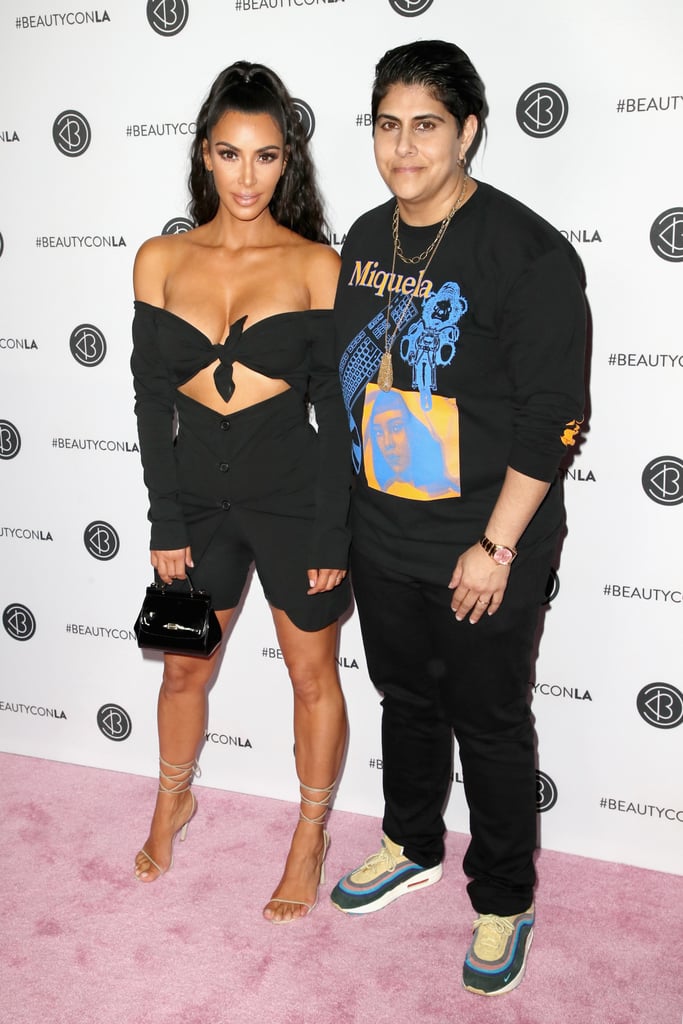 Kim Kardashian's Black Dress Beautycon 2018