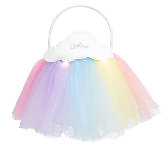 Light Up Rainbow Tulle Treat Bag