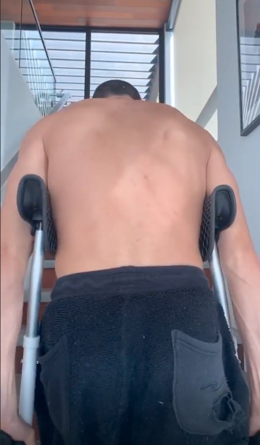 Noah Centineo Showering in Funny Instagram Stories