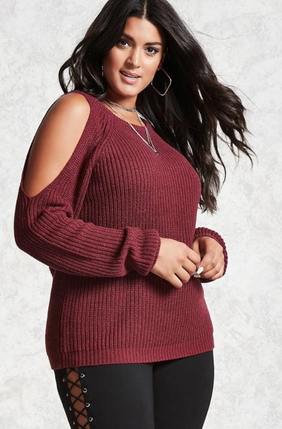 Forever 21 Open-Shoulder Sweater