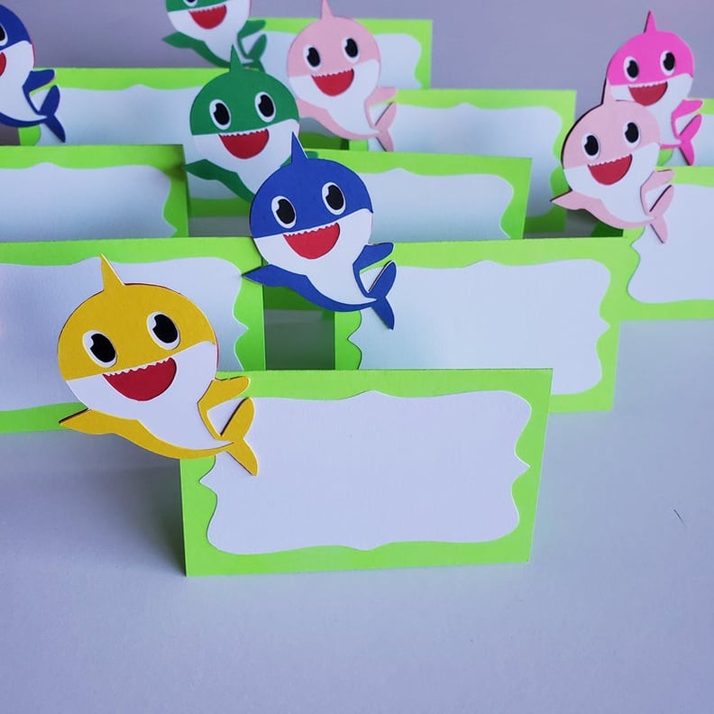 Baby Shark Place Cards