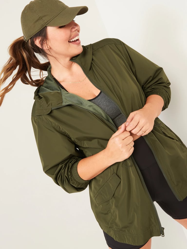 A Lightweight Layer: Old Navy Water-Resistant Hooded Utility Anorak Jacket