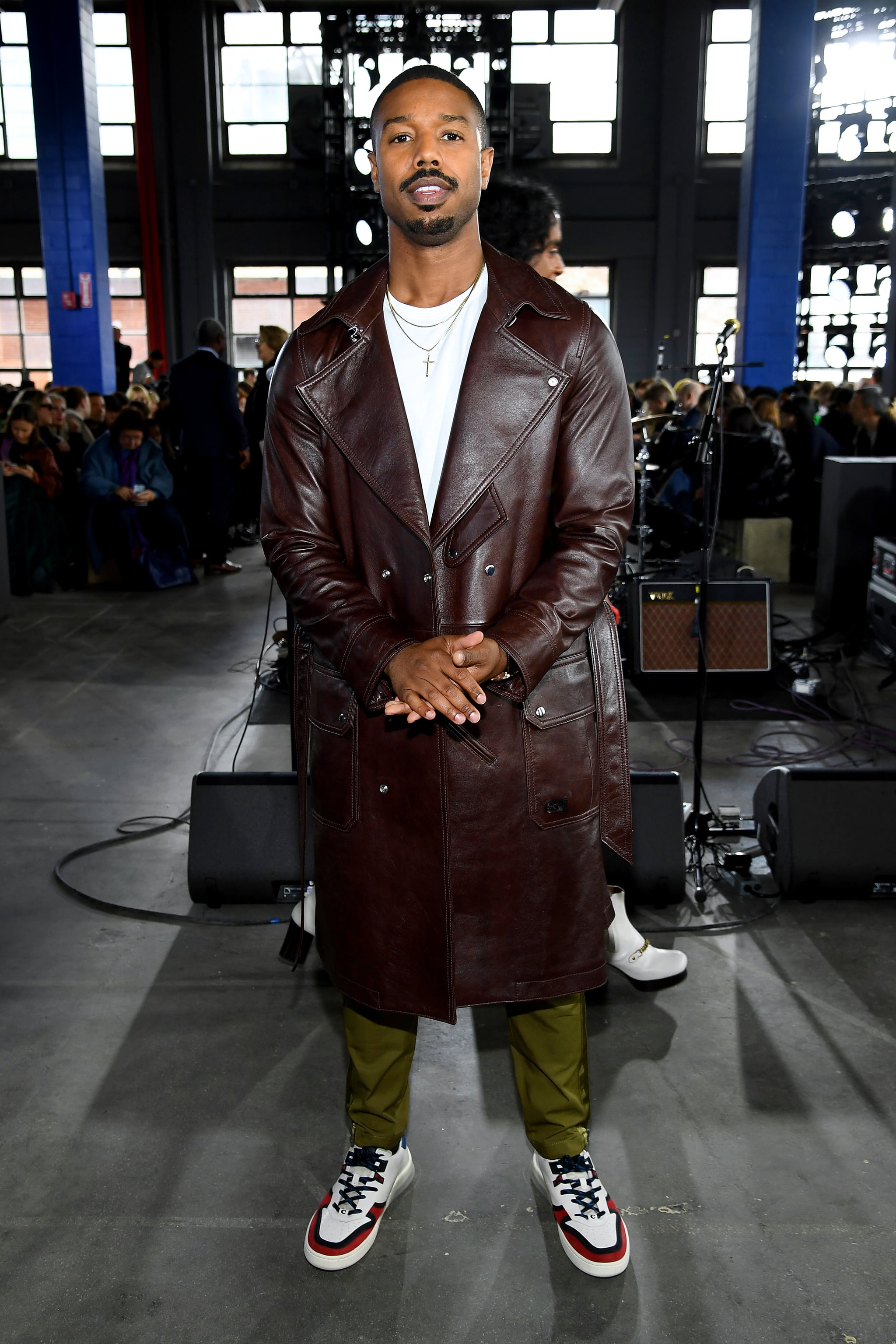 Michael B. Jordan at the Coach 1941 Fall 2020 Show | Your Guide to What  A-List Celebrities Are Wearing to 2020's Fall Fashion Week | POPSUGAR  Fashion Photo 151