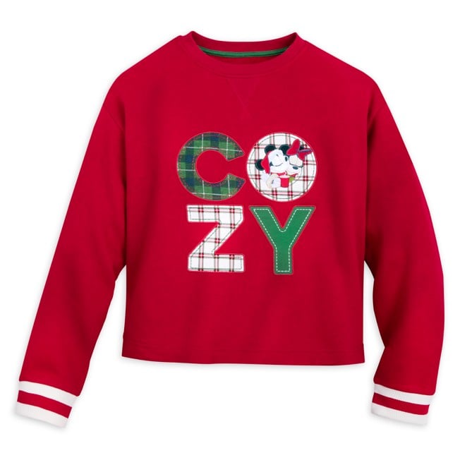 A Cosy Holiday Find Mickey and Minnie Mouse Holiday Pullover