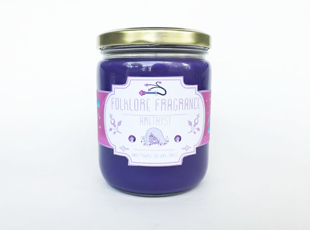Steven Universe Amethyst candle ($16) with tangy black cherry notes
