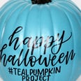 Here's the Deal With Those Teal Pumpkins You've Been Seeing on Everyone's Doorsteps