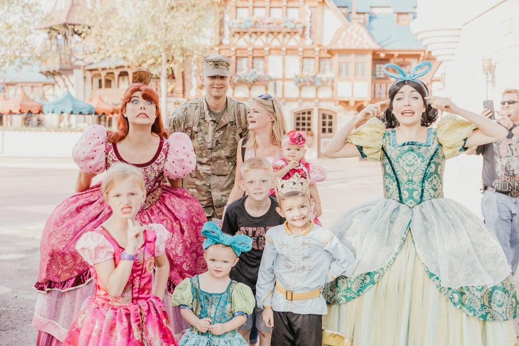 Photos of Military Dad Surprising His Family at Disney World